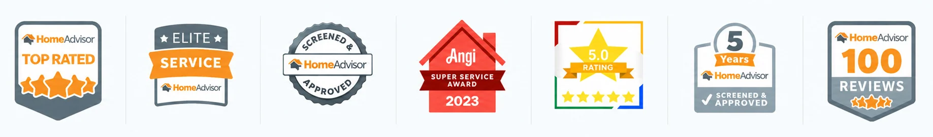 United Pro Construction awards and recognition from HomeAdvisor and Angi