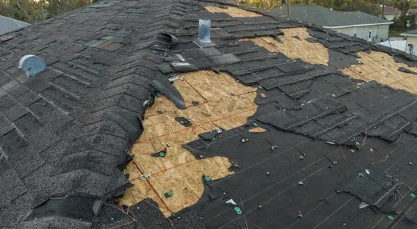 Storm damaged roof repair NJ